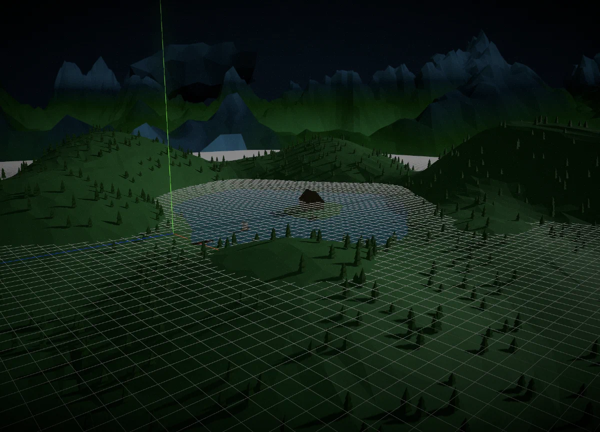 Night version of the environment